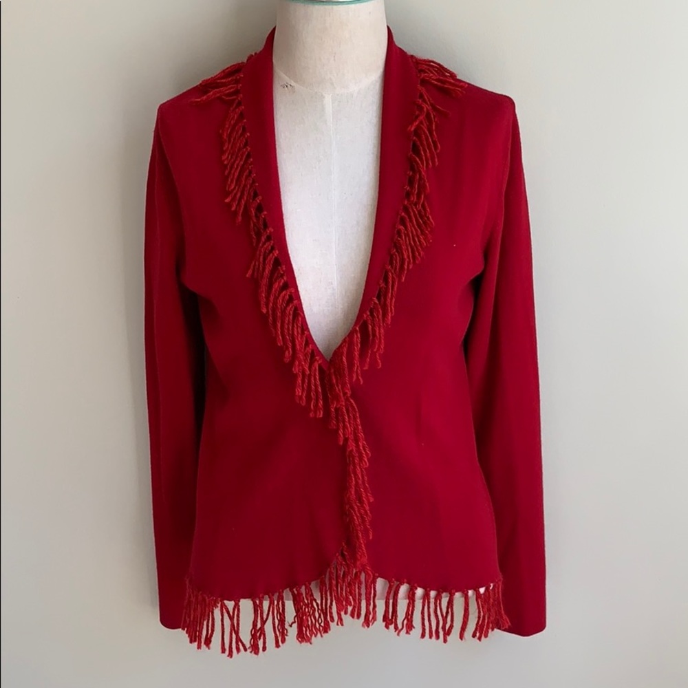 Red sweater size 4 - Picture 5 of 9